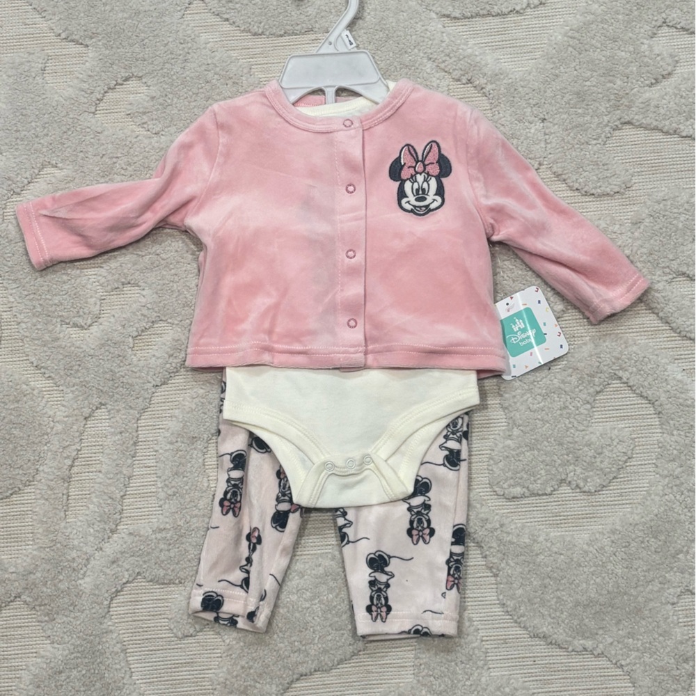 Pink and Cream Kids Outfit Set
